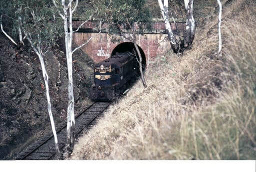 Train-passing-through-cheviot-tunnel